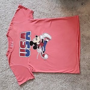 Disney Vintage Mickey Mouse USA Tee (Mens M)